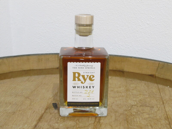 The Nine Springs Straight Rye Whiskey
