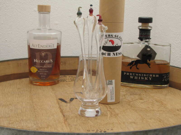 Whisky Pipette aus Glas - Handarbeit