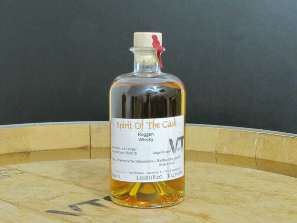 Roggen Whisky in Fassstärke 61,23% vol. und mild